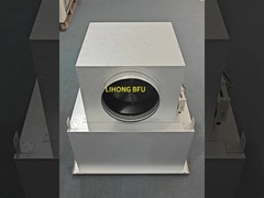 อุปกรณ์กรองลมแรงดัน 220V มีการไหลอากาศ 1500 M3/h และระดับเสียง ≤60 DB