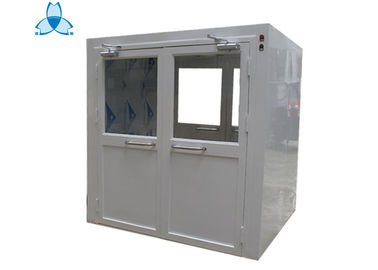 ซื้อ Big Area Dynamic Pass Box , Clean Room Pass Through Window With Double Leaf Swing Doors online manufacture