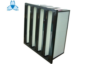ซื้อ Second Stage V Bank Fiberglass Air Filters Air Ventilation System 592x490x292 online manufacture