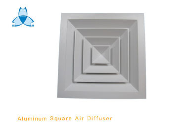 ซื้อ Four Way Low Resistance Ceiling Air Diffuser 450x450mm Fit For Supply Airflow online manufacture
