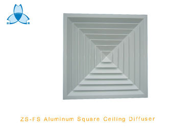 ซื้อ Lattice Ventilation Square Commercial Air Diffusers , Air Diffusers For Drop Ceilings online manufacture