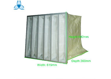ซื้อ Synthetic Fiber Pocket Air Filter 619*360*592mm For Filtrate The Dust Partcles online manufacture