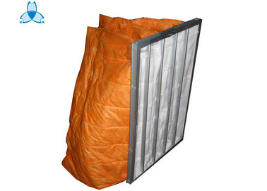ซื้อ Medium Efficiency F6 Pocket Air Filter Hvac Duct Cleaning , Low Initial Pressure Drop online manufacture