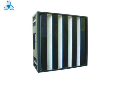 ซื้อ Customized Rigid V Cell Filter Air Filter H10 - H14 Filtration Grade online manufacture
