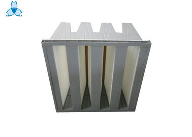 ซื้อ Gray Ventilation System V Bank Filter ABS Plastic Frame For Industry online manufacture