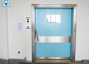 ซื้อ Outside Powder Coated Hospital Air Filter Blue Color With Single Swing Door online manufacture