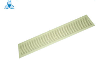 ซื้อ Linear Bar Return Air Louver Single Deflection Air Grille - 0° / 30° For Industrial Fresh Air online manufacture