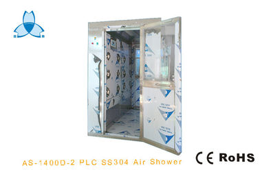 ซื้อ Four People Stainless Steel Air Shower , Air Showers For Clean Rooms With Fingerprint Machine online manufacture