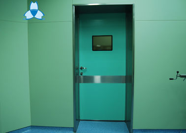 ซื้อ Manual Swing Hospital Air Filter , Single Leaf Hospital Room Door With Viewing Window online manufacture