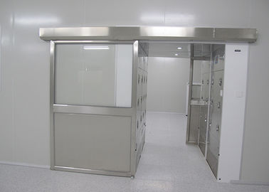 ซื้อ Single Leaf Stainless steel 304 ประตูบานเลื่อนอัตโนมัติอุโมงค์ฝักบัวอาบน้ำสำหรับวัสดุในห้องสะอาด online manufacture