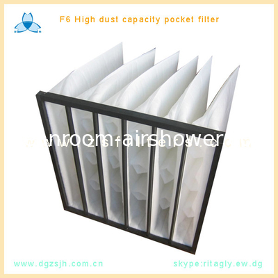ซื้อ F6 เครื่องกรองอากาศกระเป๋าแข็ง 24x24x24 นิ้ว เครื่องกรอง Synethic สําหรับเครื่องเรือนแก๊ส online manufacture