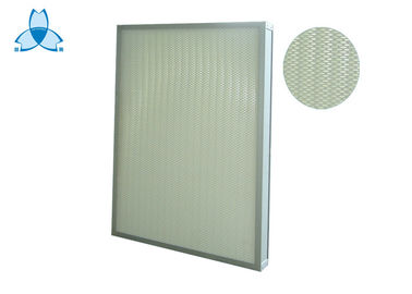 ซื้อ Anodized Aluminum Frame Mini Pleat HEPA Filter For Clean Room / HVAC Applications online manufacture
