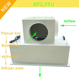 ซื้อ Low Noise 65bBA Clean Room Blower Fan Filter With Large Airflow 0.35 - 0.75m/S Speed online manufacture