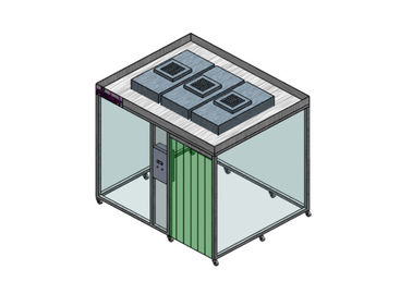 ซื้อ PVC Curtain ISO 8 Softwall Modular Clean Room / Clean Booth With Fan Filter Unit online manufacture