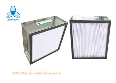 ซื้อ กรอบอลูมิเนียมอะโนไดซ์ทิ้ง H13 H14 กล่องกรอง HEPA พร้อมสื่อไฟเบอร์กลาส online manufacture