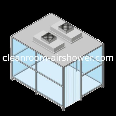 ซื้อ ห้องคลีนรูมแบบโมดูลาร์ ปรับความหนาได้ 40-70 มม. พร้อมไฟ 220v การผลิตออนไลน์