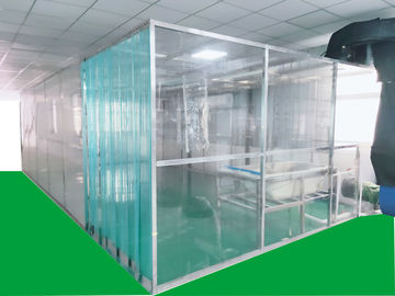 ซื้อ บูธ Cleanroom Softwall ISO7 พร้อมติดตั้งวัสดุผ้าม่าน PVC ป้องกันไฟฟ้าสถิตย์ online manufacture