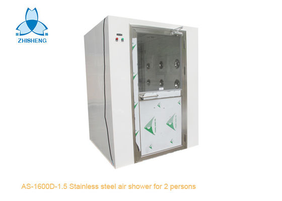 ซื้อ ประตูบานสวิงสแตนเลส Cleanroom Air Shower สำหรับ 2 ท่าน online manufacture