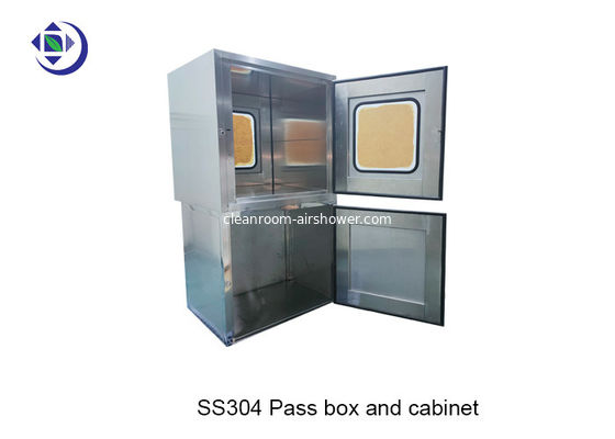 ซื้อ SS304 กล่องฝักบัวผ่านอากาศสำหรับห้องคลีนรูมพร้อมระบบล็อคแบบกลไก online manufacture