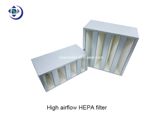 ซื้อ High Aiflow H13 H14 4V ตัวกรอง HEPA ขนาดกะทัดรัดพร้อมโครงสังกะสี online manufacture