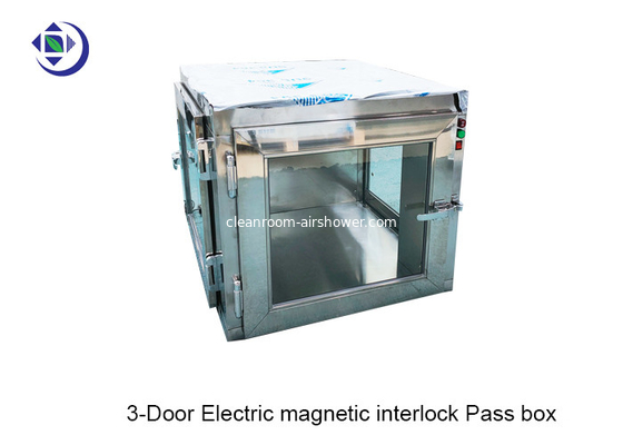 ซื้อ L Type Doors Electric Interlock 304 กล่องสเตนเลสสตีลสำหรับห้อง Cleanroom online manufacture