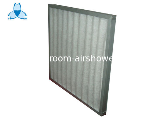 G3 G4 Polyester Synthetic Air Purifier Pre Filter , Fiber Panel Pleated ...