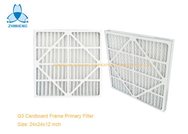 เครื่องกรองอากาศแบบ AC Furnace สำหรับทำความสะอาดอากาศ 90% 5 อนุภาค Um, กรอบกระดาษ