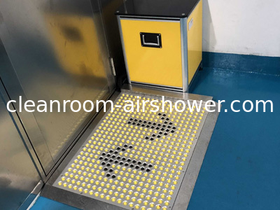 เครื่องทำความสะอาดพื้นรองเท้าแบบสุญญากาศชนิดแห้ง ขนาด 1x2 เมตร สำหรับห้องคลีนรูม